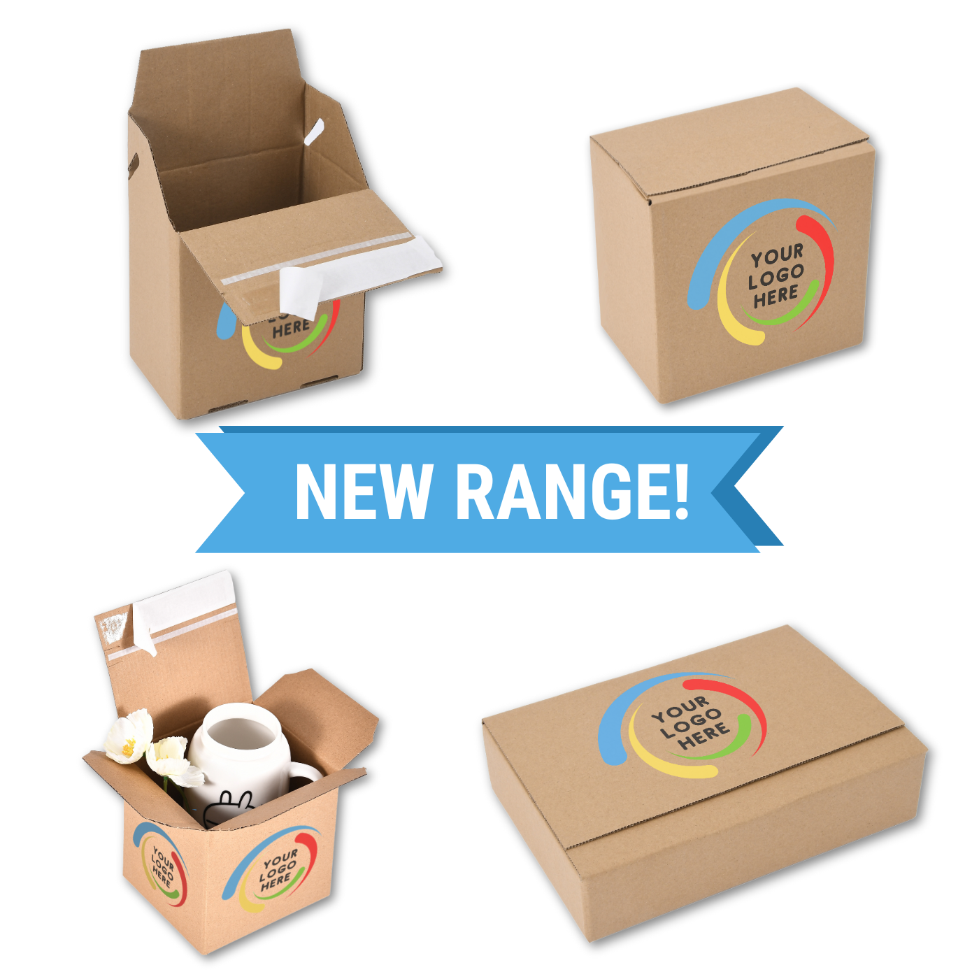 Custom Printed E-commerce Postal Boxes