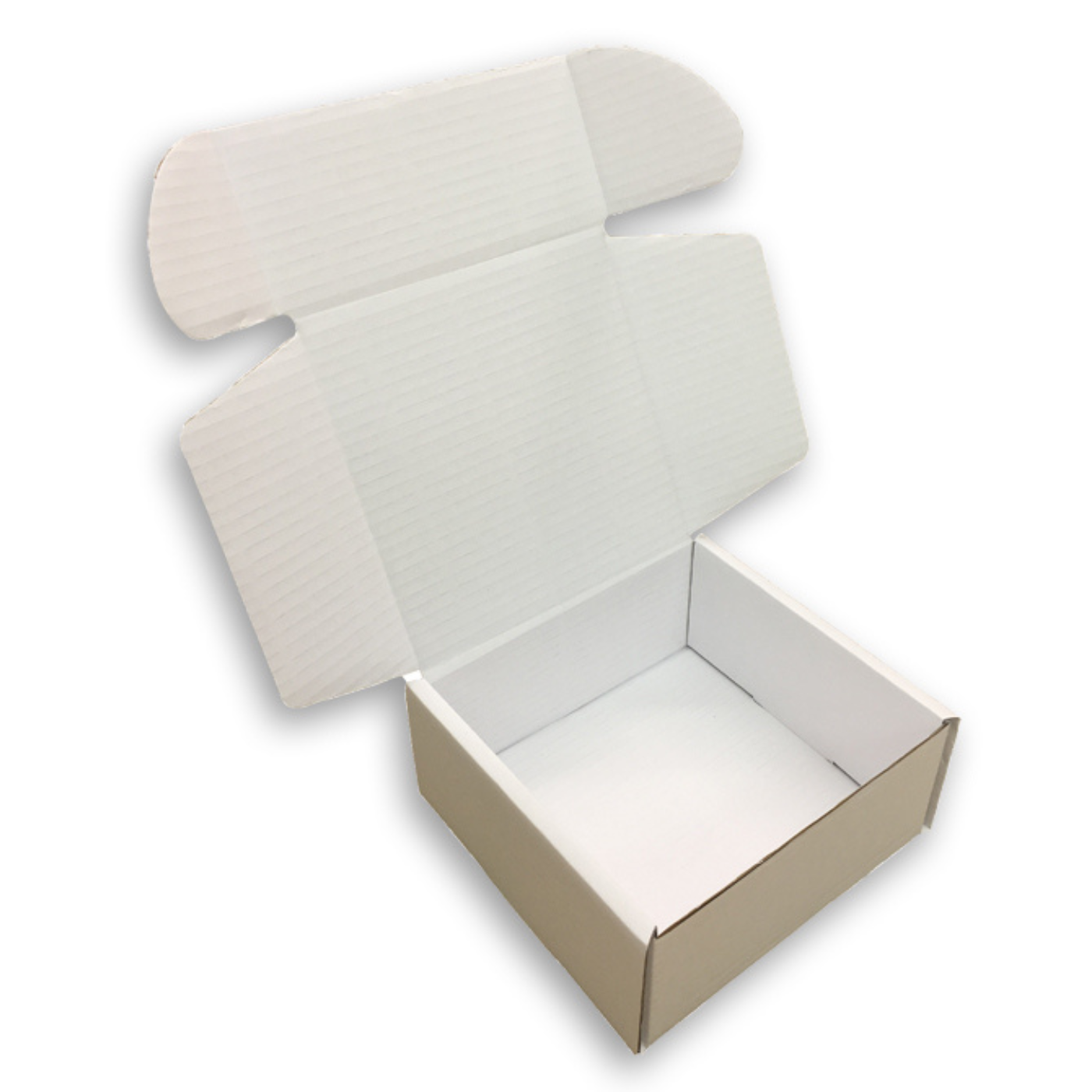 White Postal Mailing Boxes with White Inside | Postpack