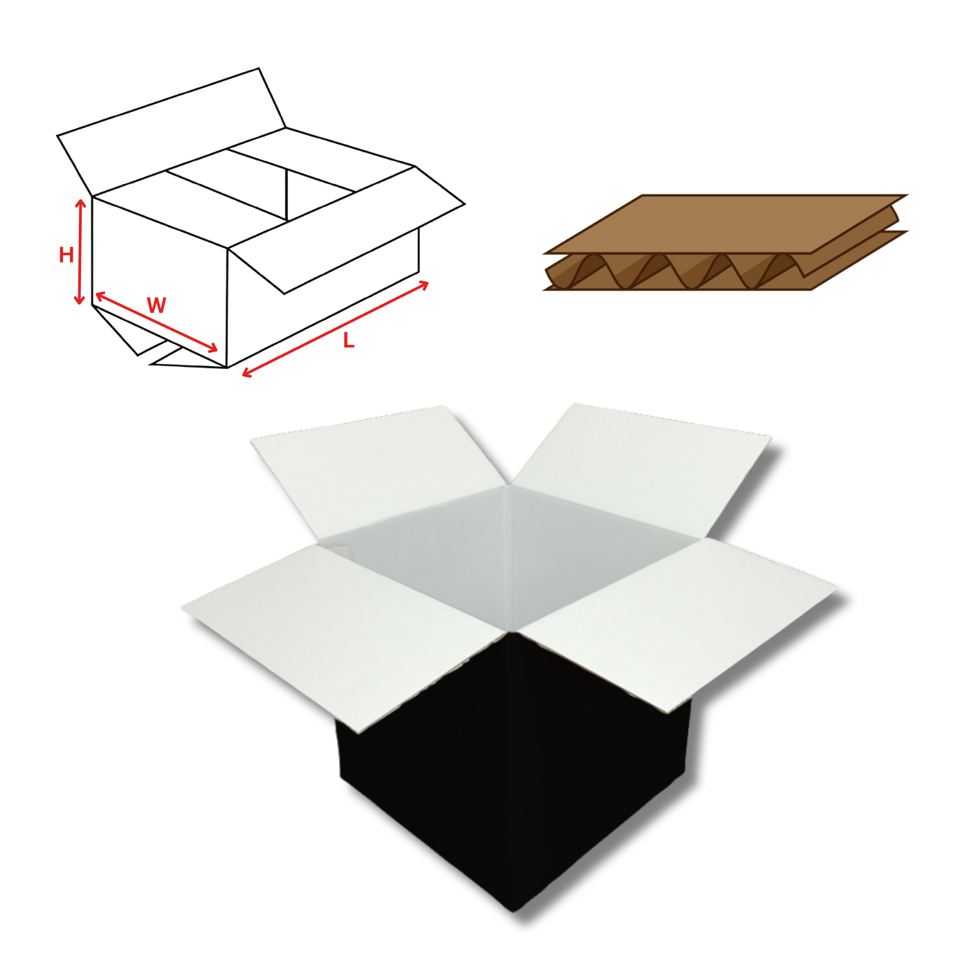 Custom 0201 Coloured Shipping Box