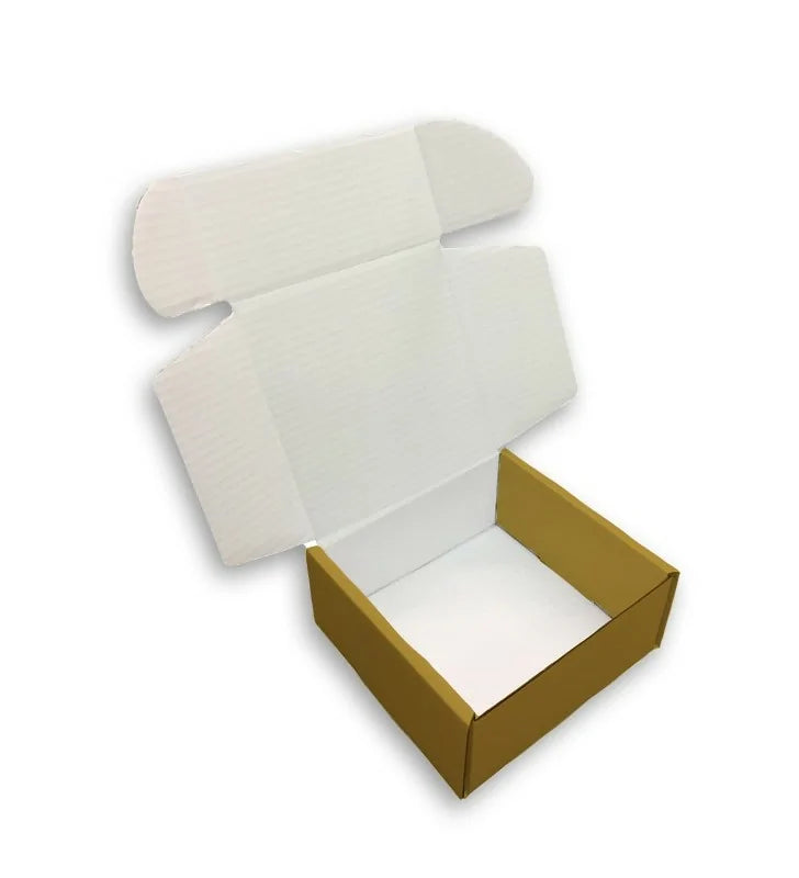 Gold mailing box