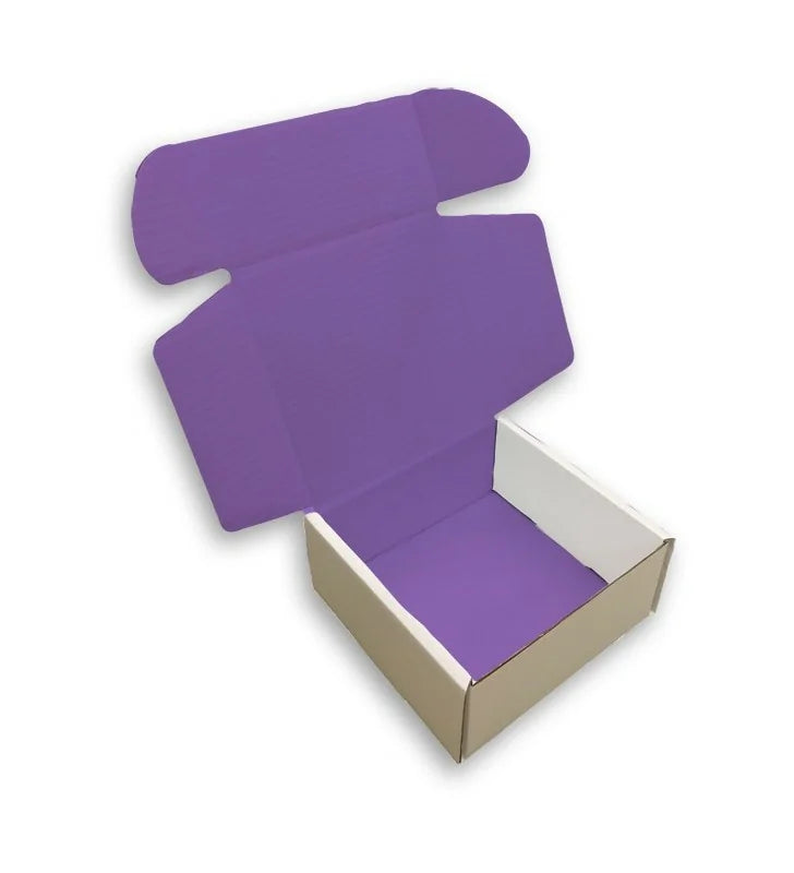 Purple mailing box