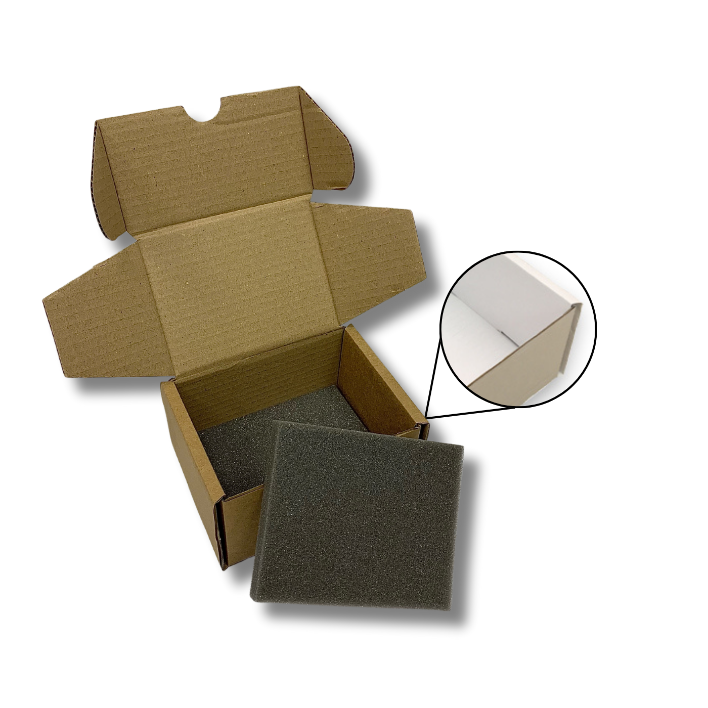 127 x 102 x 76mm Foam Lined Mailing Box