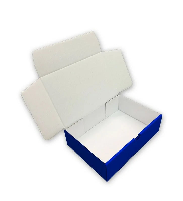 Orange mailing box reversed