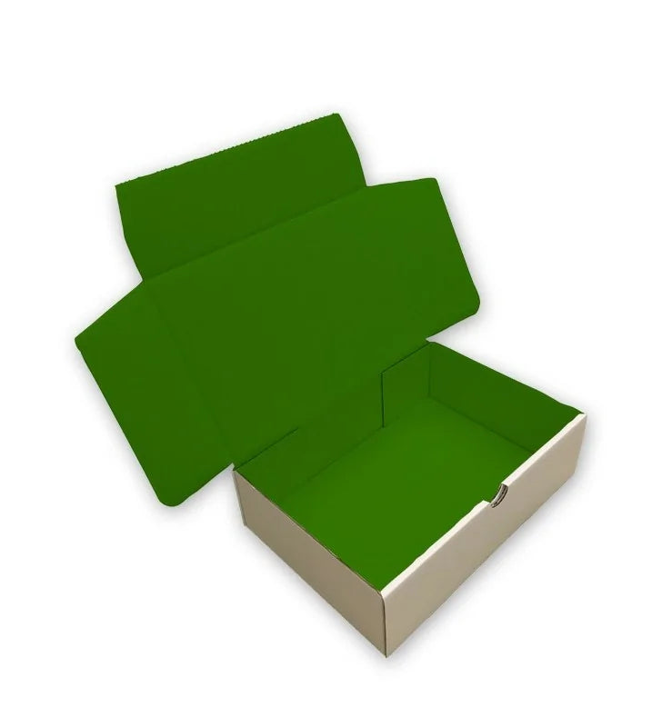 Black mailing box reversed