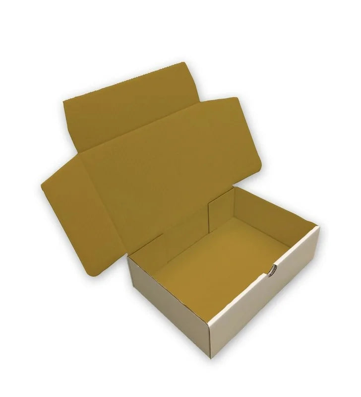 Silver mailing box reversed
