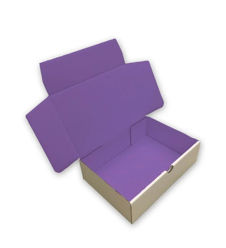 Pink mailing box reversed