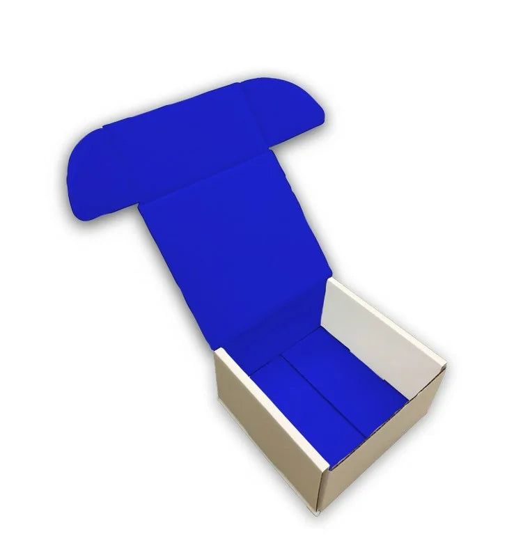 Dark blue mailing box 