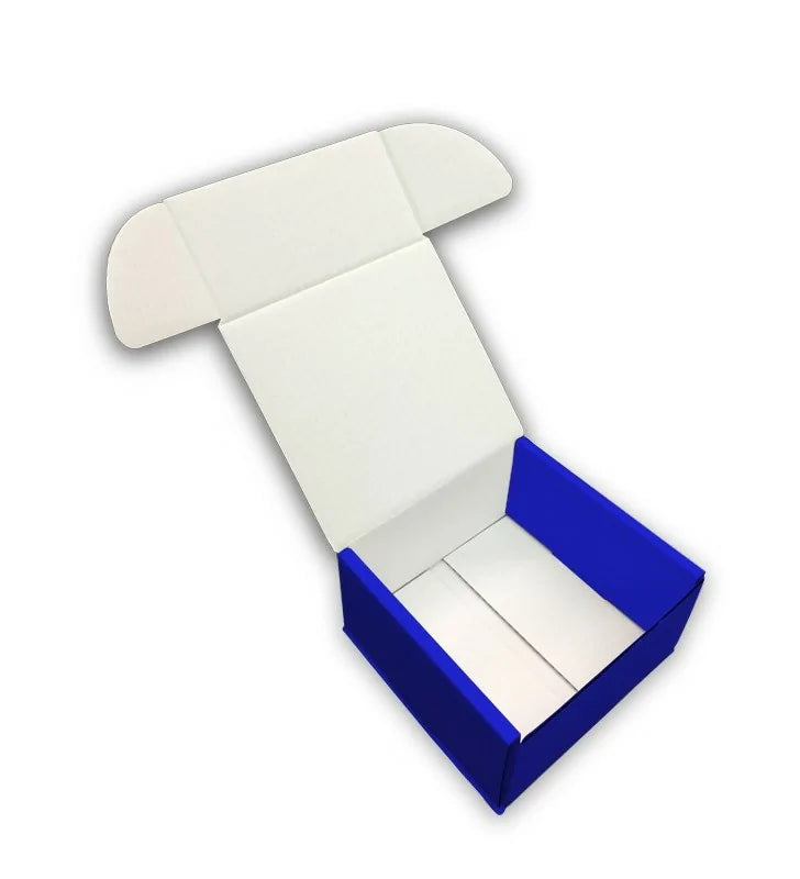 Dark blue mailing box 