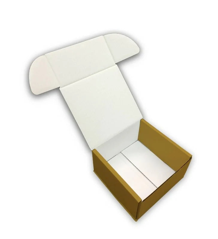 Gold mailing box