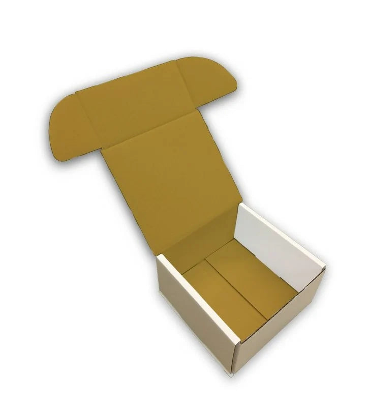 Gold mailing box