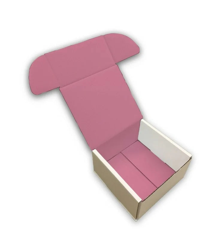 Pink mailing box