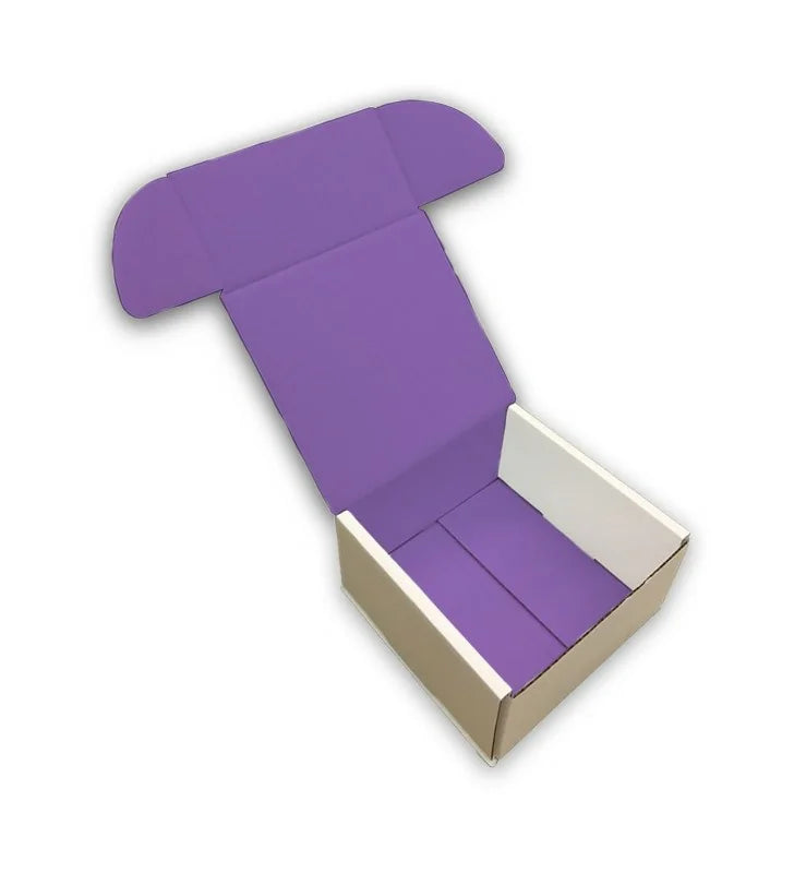 Purple mailing box