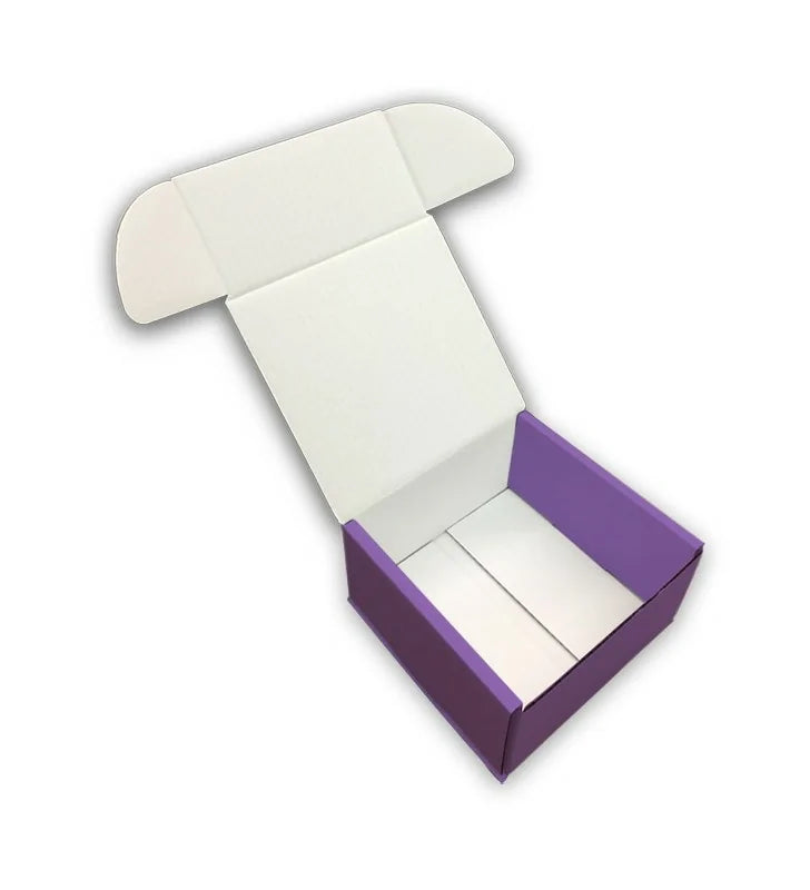 Purple mailing box