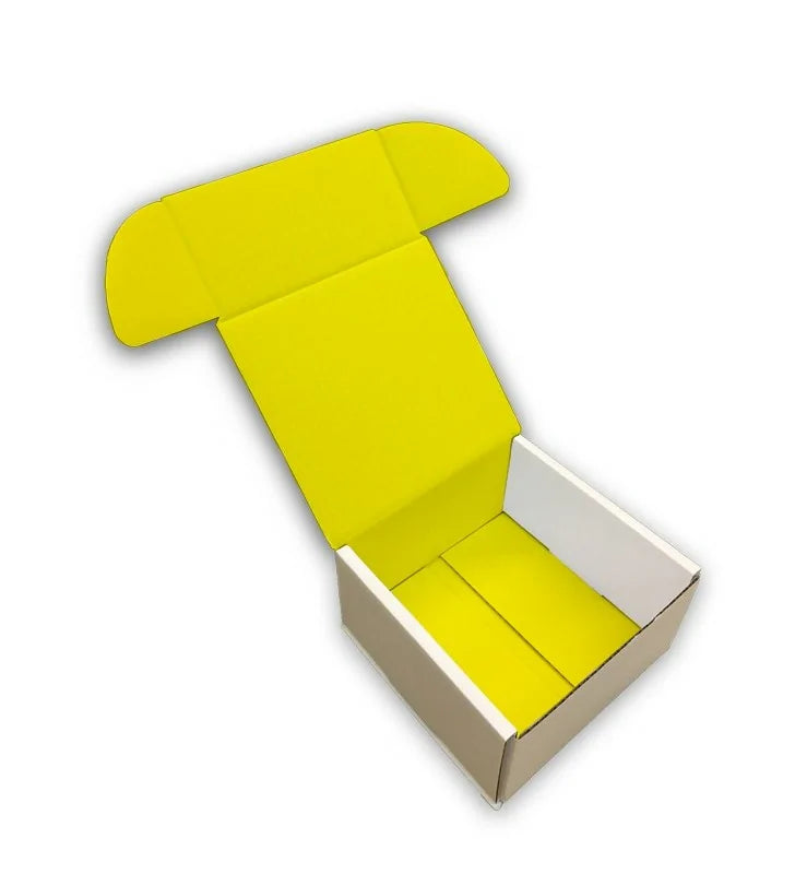 Yellow mailing box