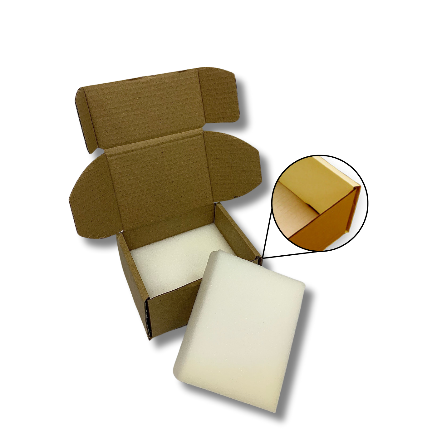 145 x 115 x 80mm Foam Lined Mailing Box