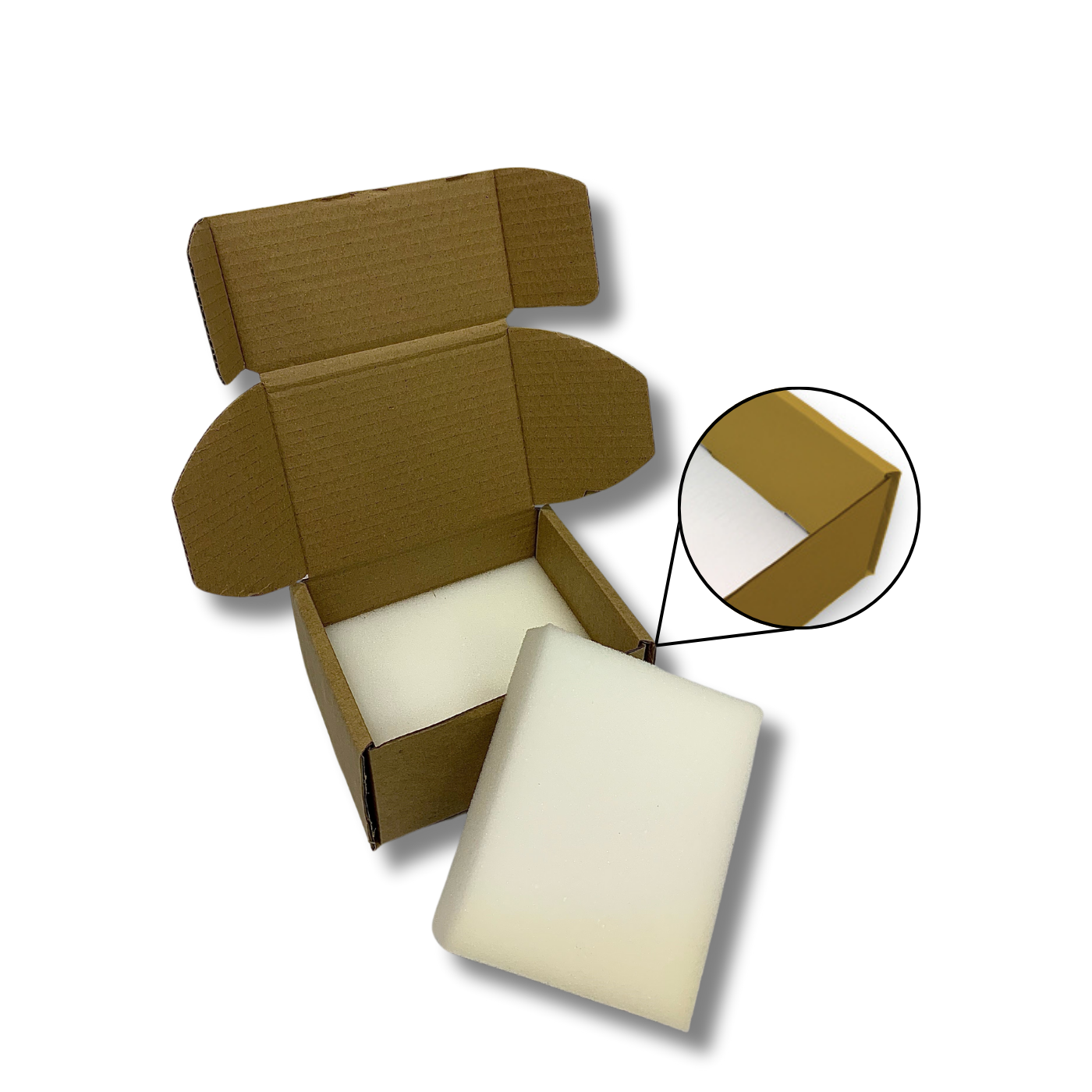 145 x 115 x 80mm Foam Lined Mailing Box