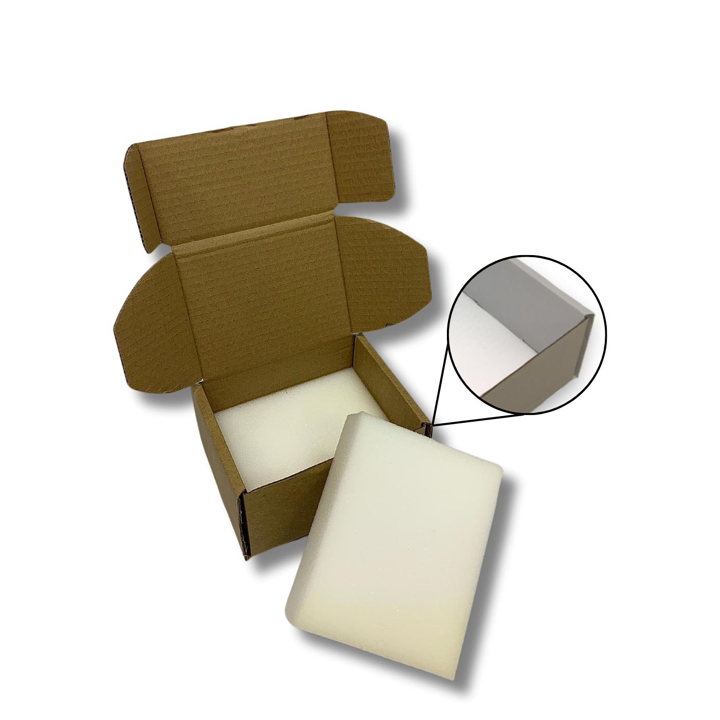 145 x 115 x 80mm Foam Lined Mailing Box