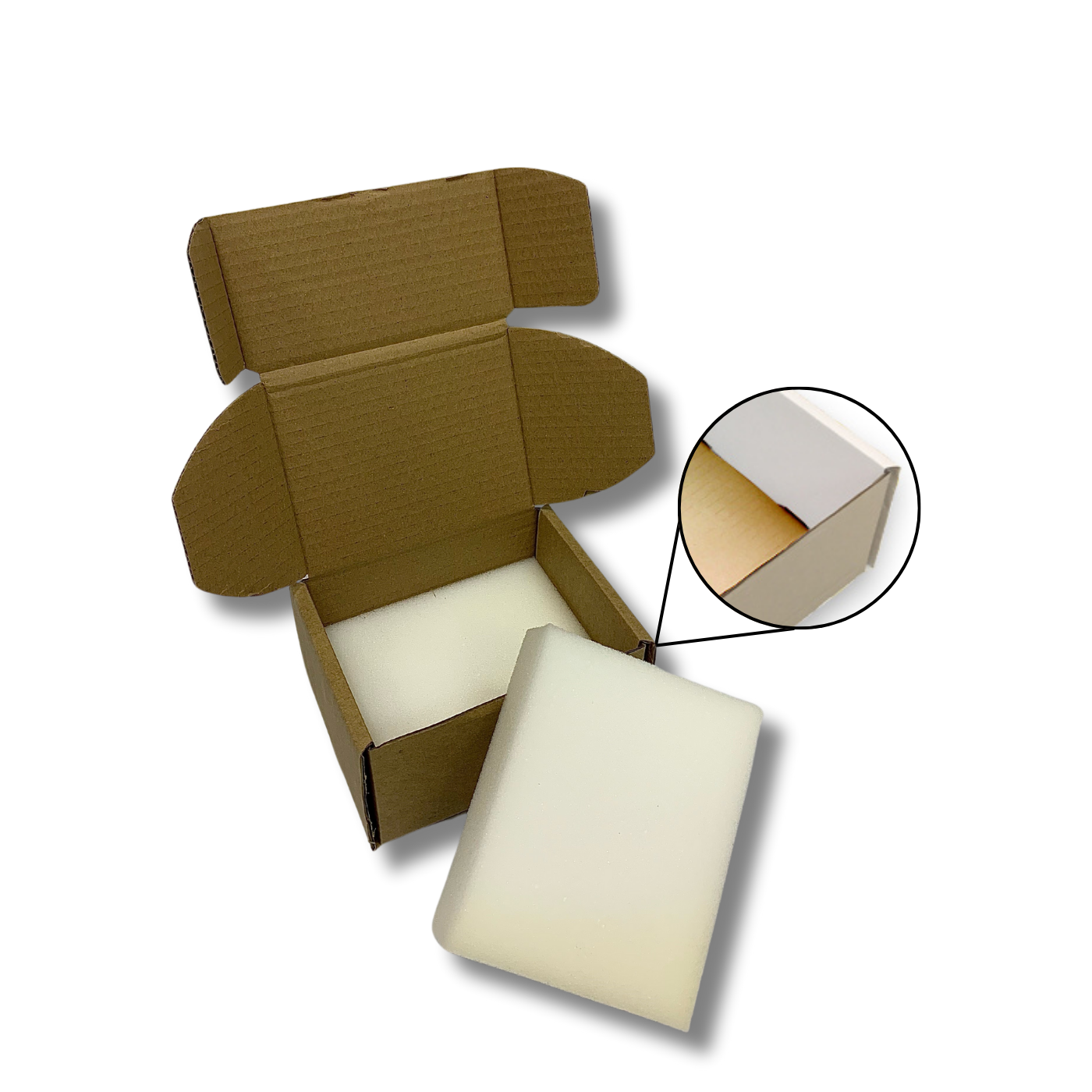 145 x 115 x 80mm Foam Lined Mailing Box