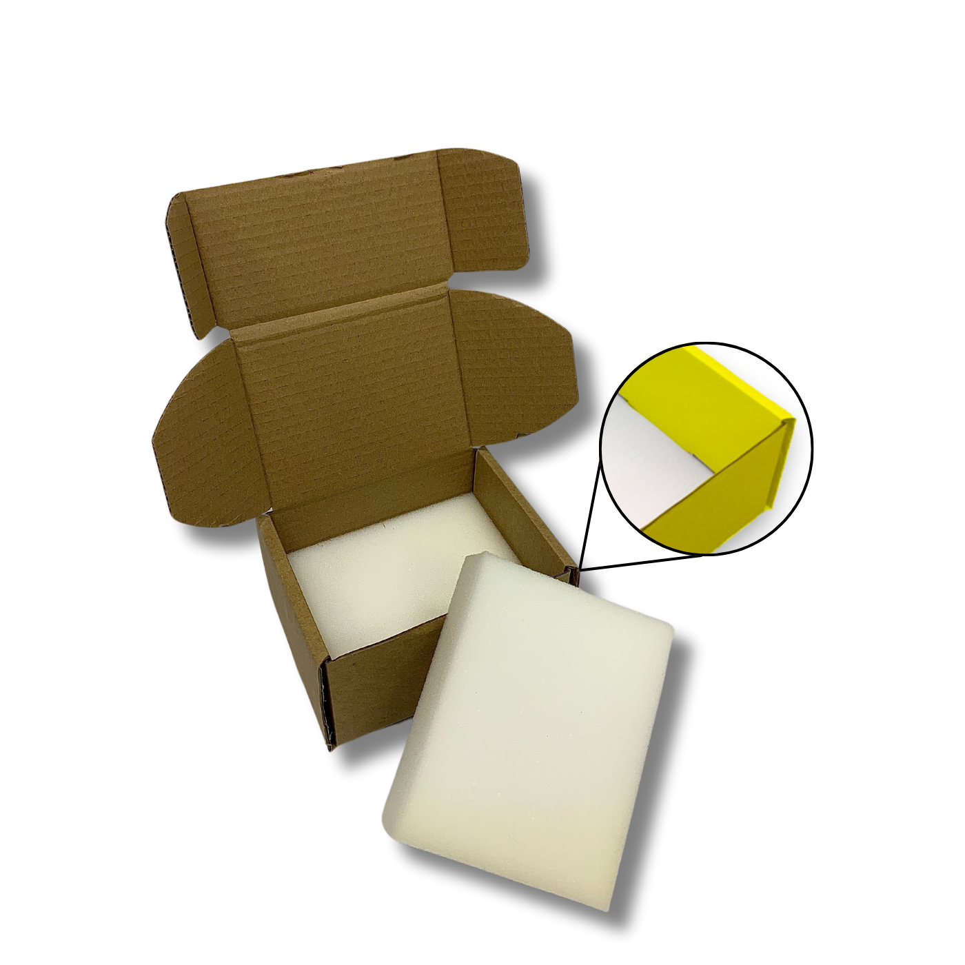 145 x 115 x 80mm Foam Lined Mailing Box