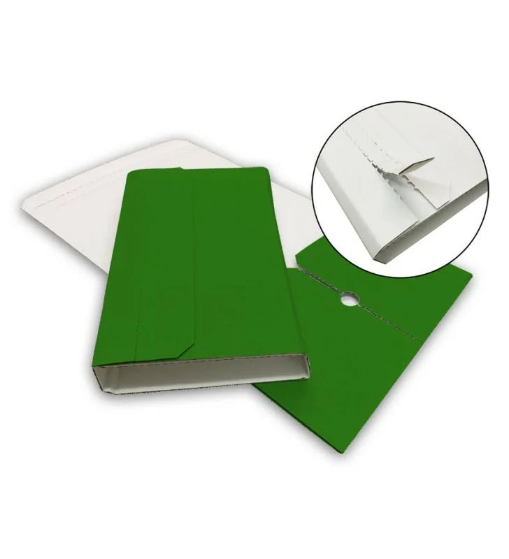 Dark green wrapac mailer 