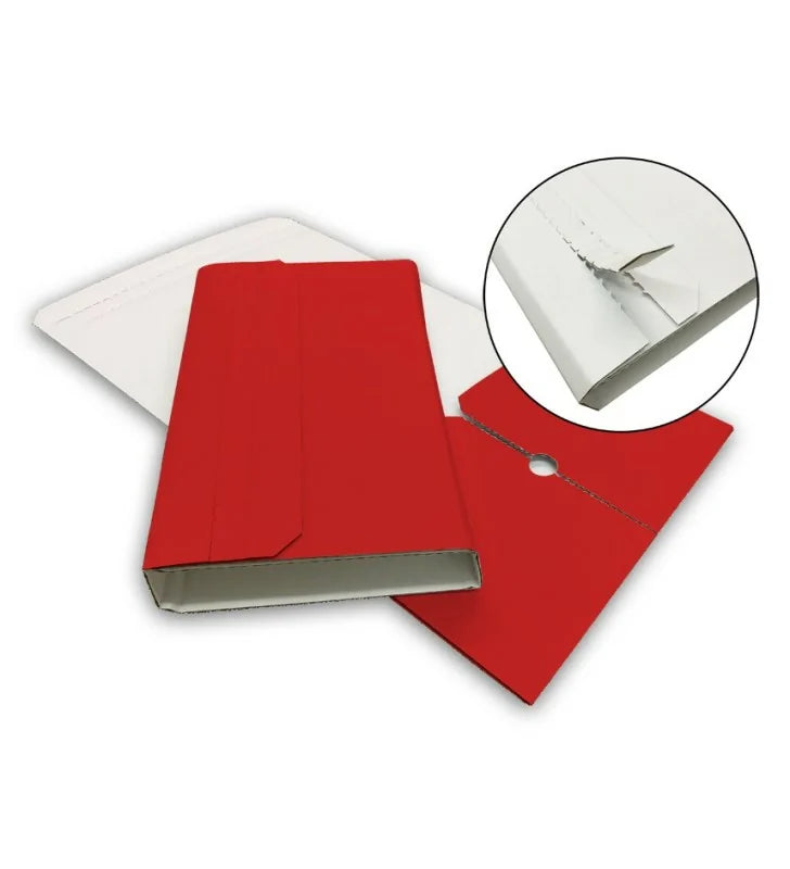 Red wrapac mailer 
