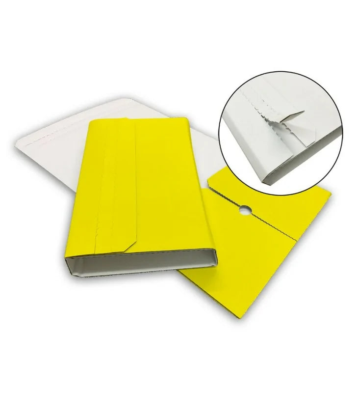 Yellow wrapac mailer 