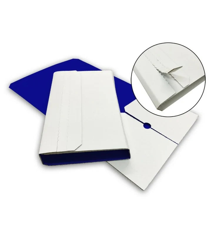 Dark blue wrapac mailer reversed