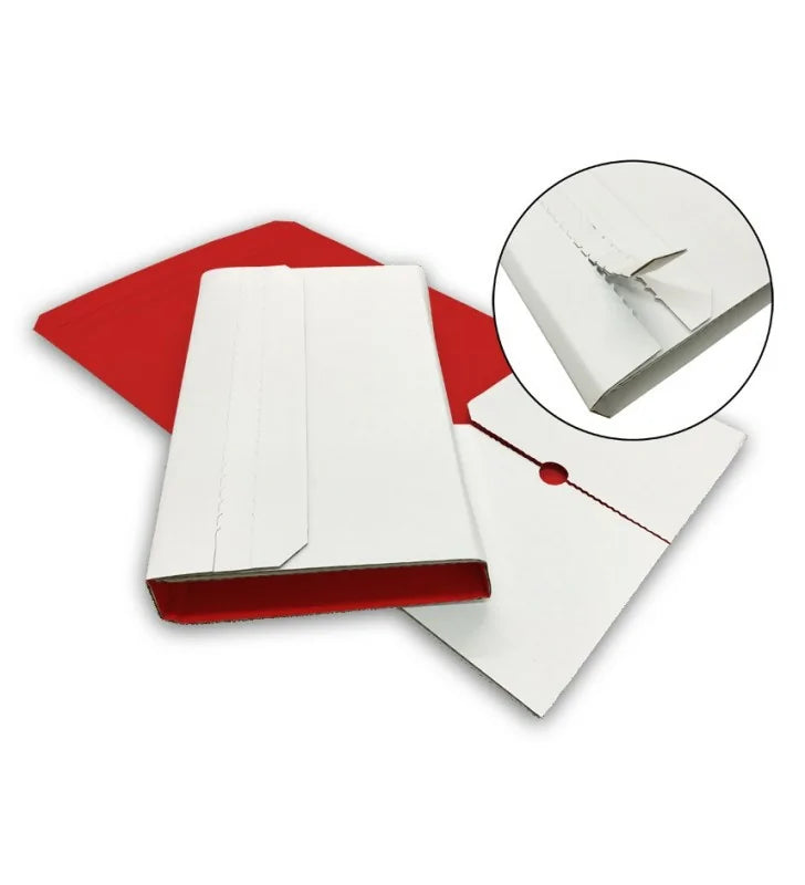 Red wrapac mailer reversed