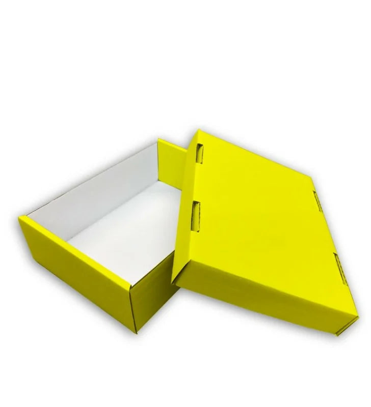 Yellow storage box