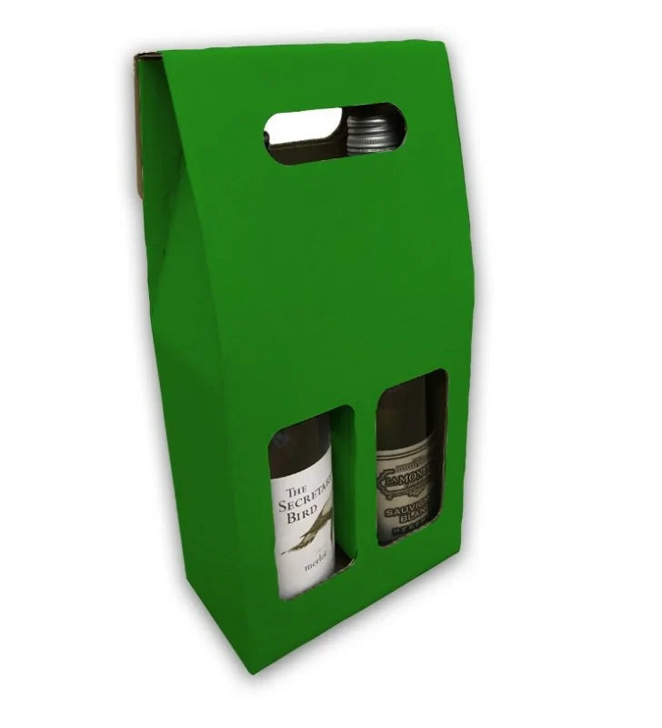 Dark Green wine bottle box