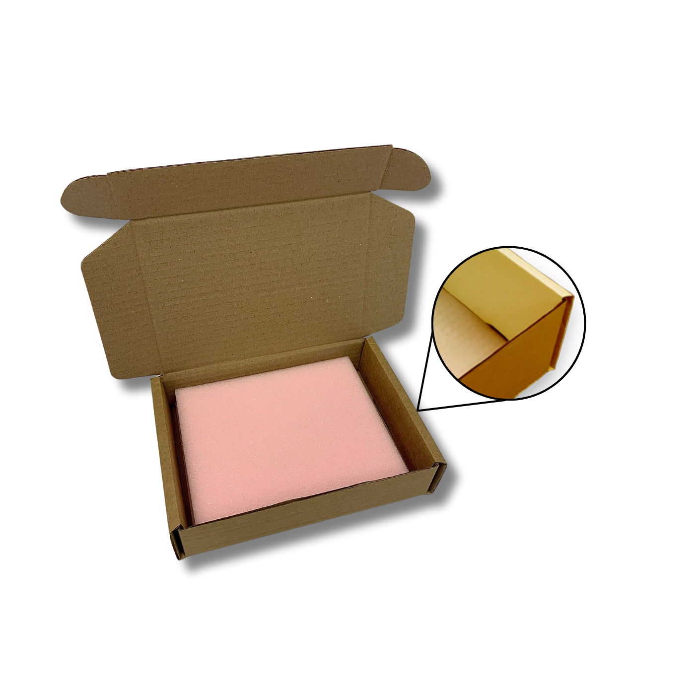174 x 131 x 40mm Foam Lined Mailing Box