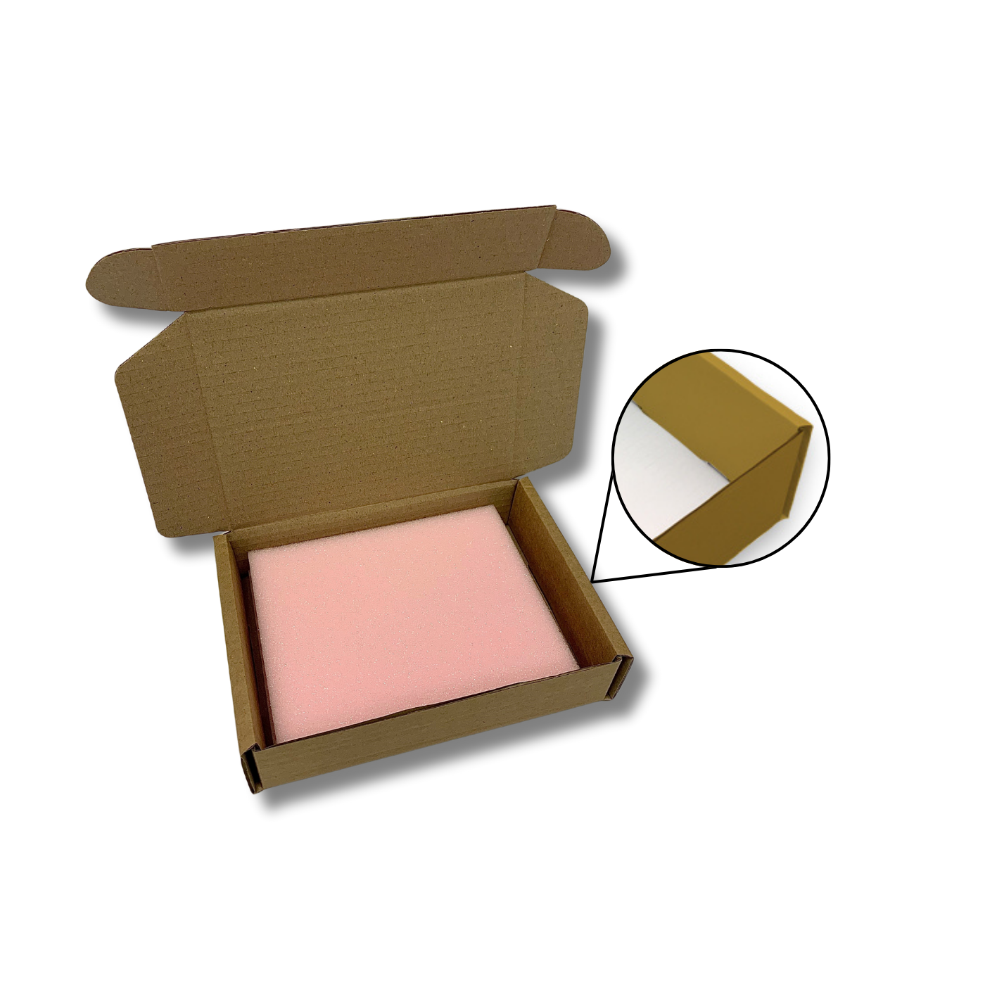 174 x 131 x 40mm Foam Lined Mailing Box