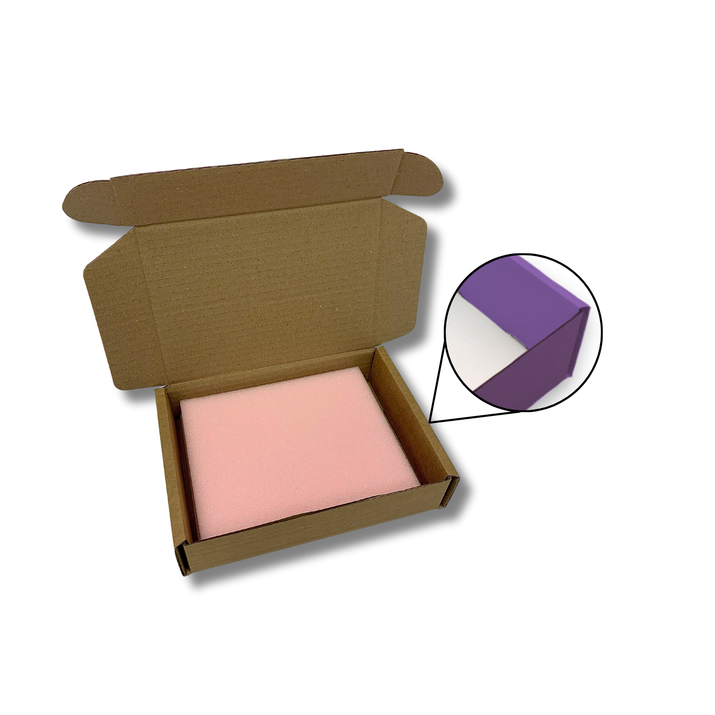 174 x 131 x 40mm Foam Lined Mailing Box