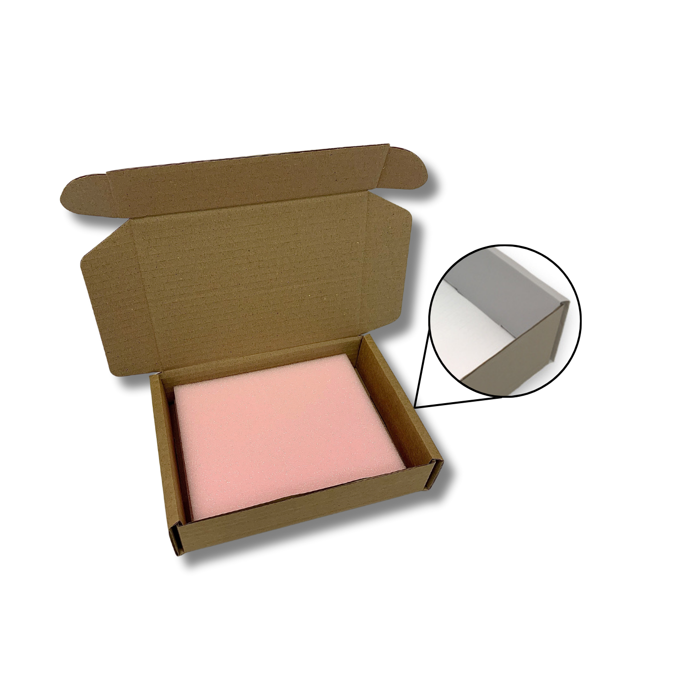 174 x 131 x 40mm Foam Lined Mailing Box