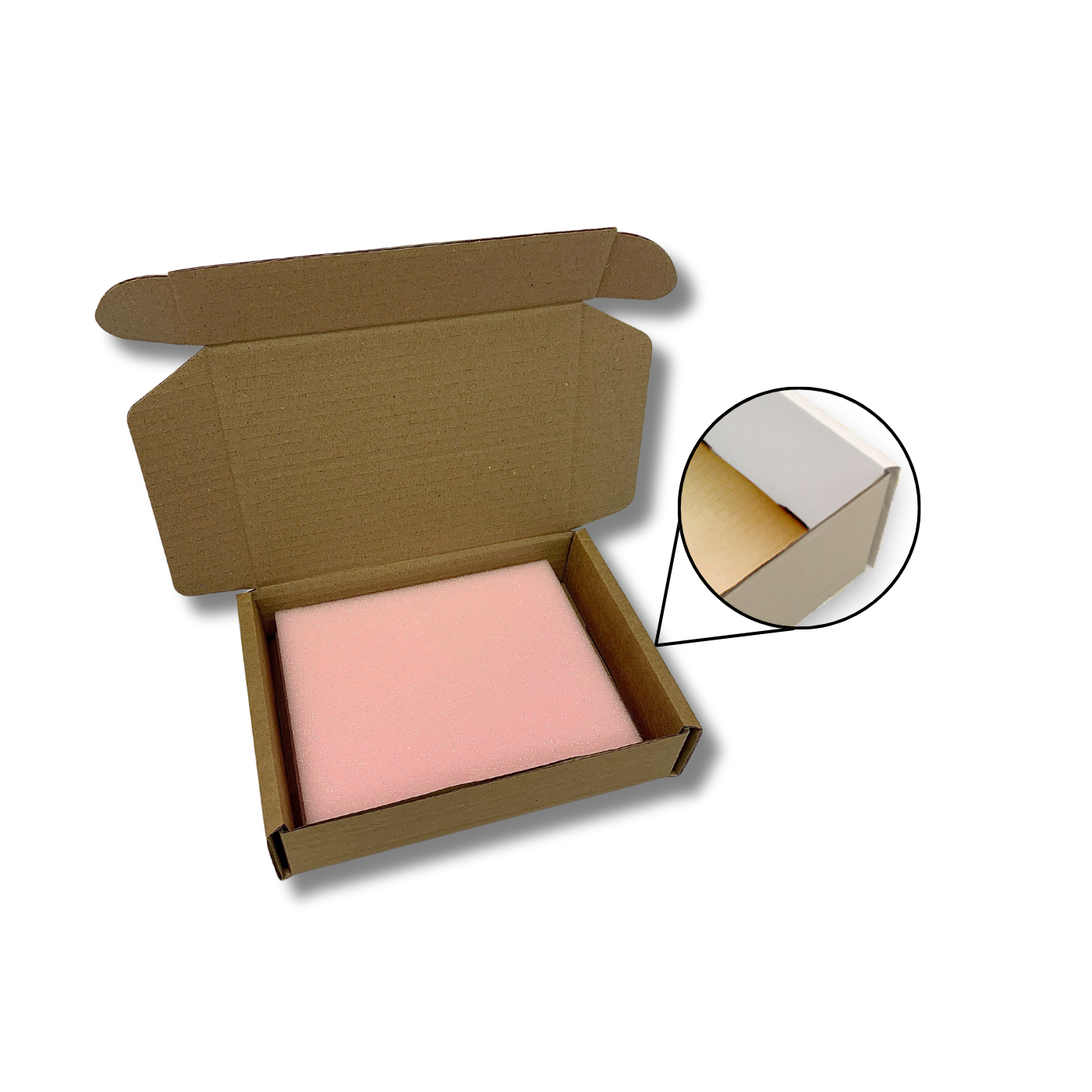 174 x 131 x 40mm Foam Lined Mailing Box