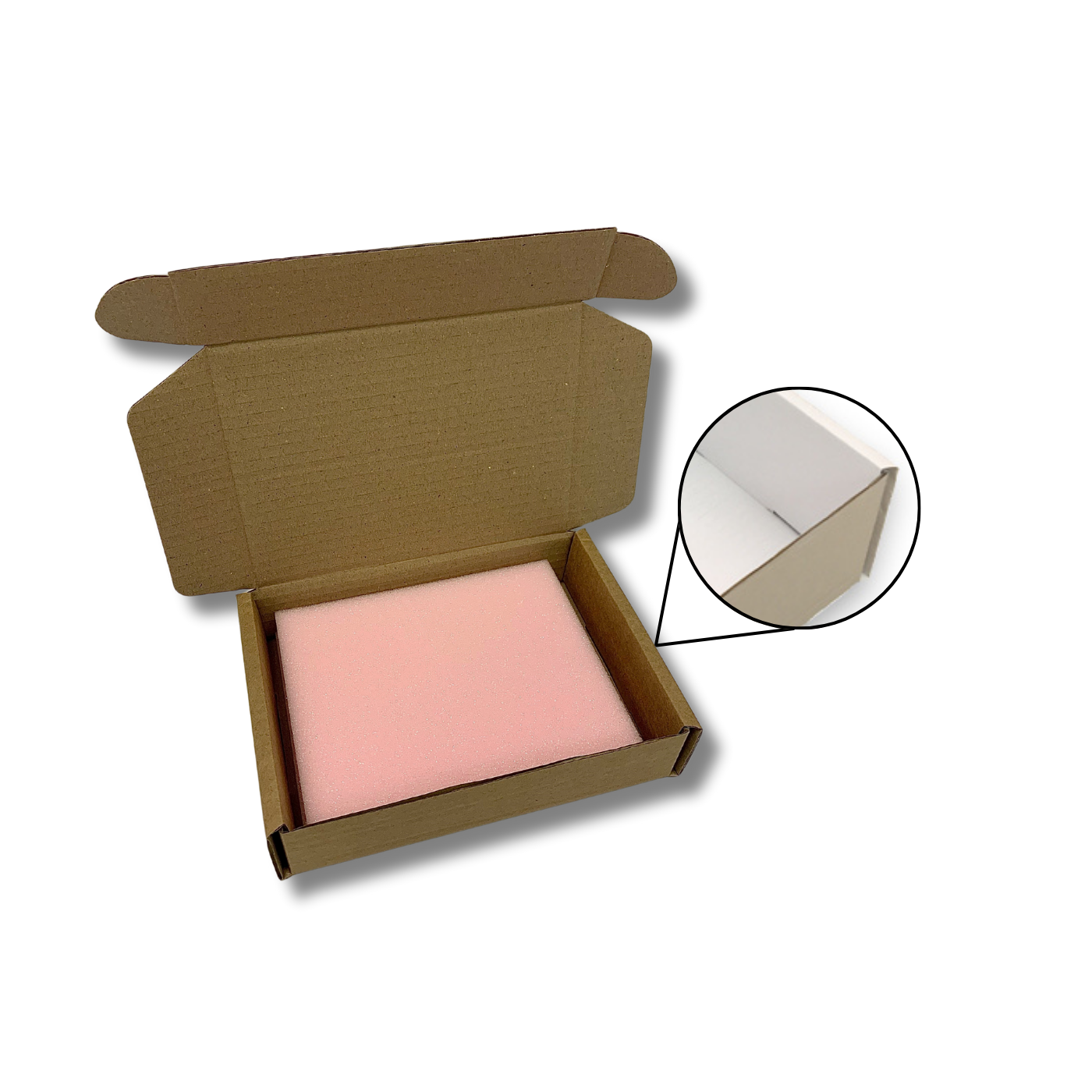 174 x 131 x 40mm Foam Lined Mailing Box