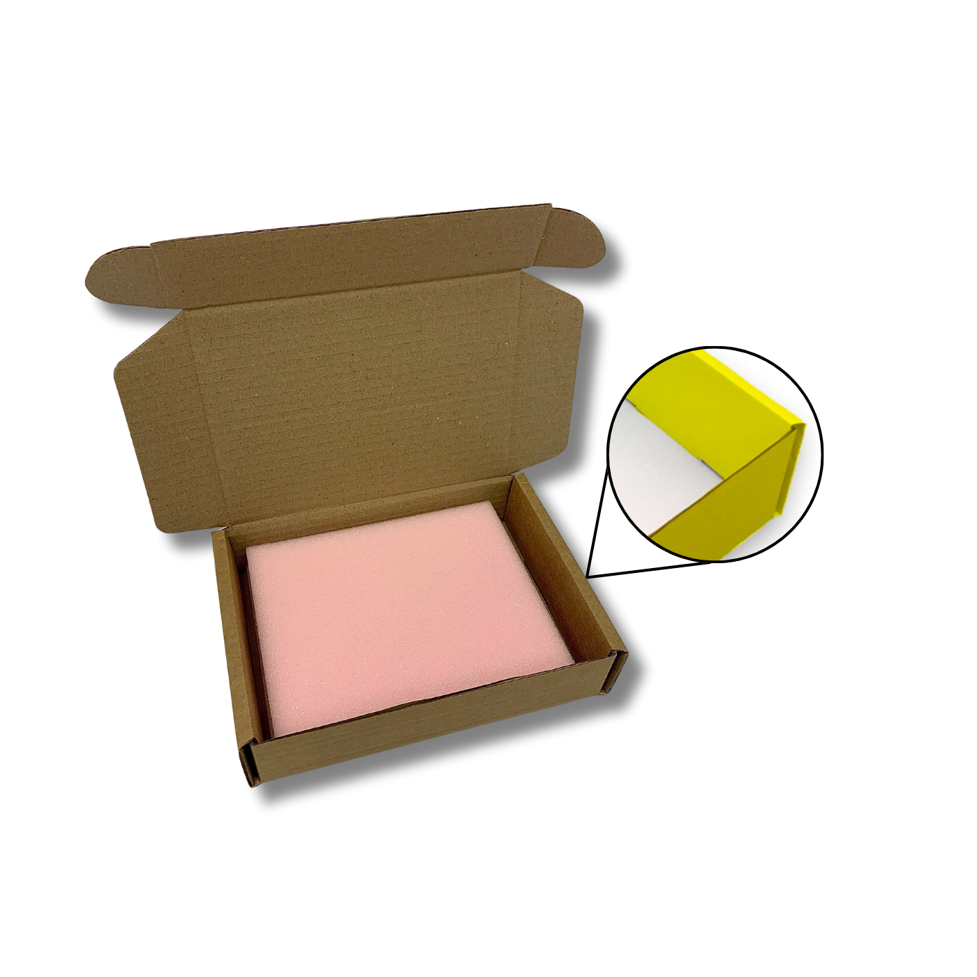 174 x 131 x 40mm Foam Lined Mailing Box