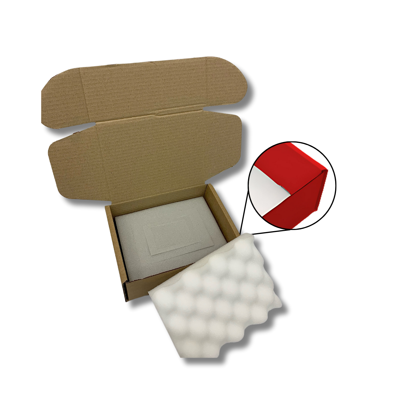 200 x 155 x 90mm Foam Lined Mailing Box