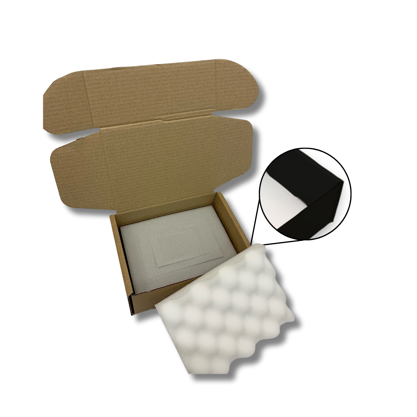 200 x 155 x 90mm Foam Lined Mailing Box