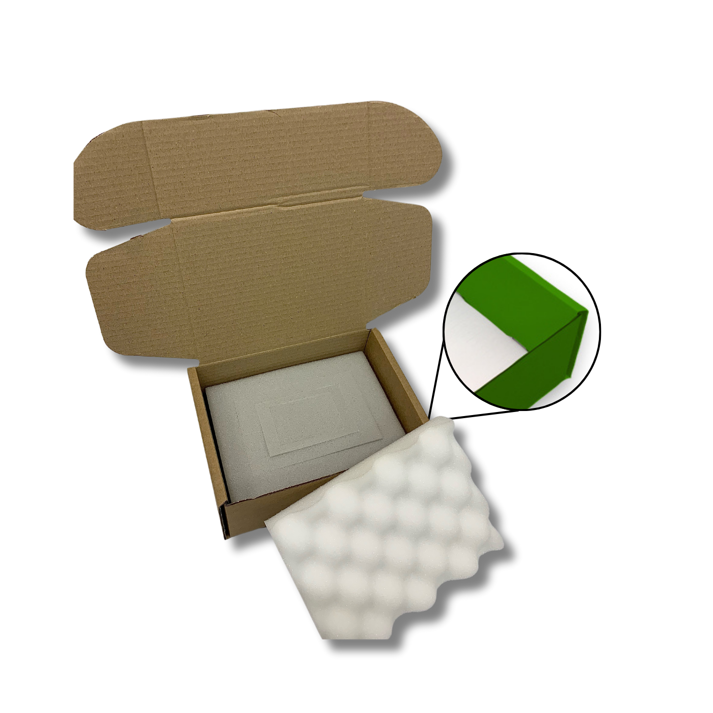 200 x 155 x 90mm Foam Lined Mailing Box