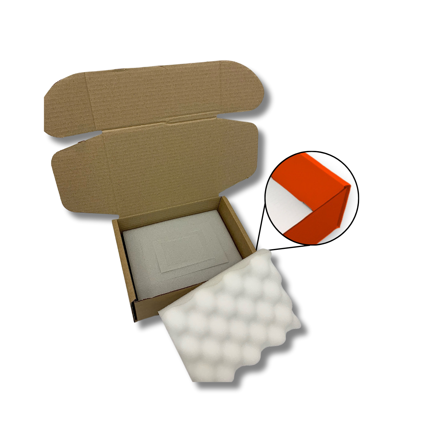 200 x 155 x 90mm Foam Lined Mailing Box