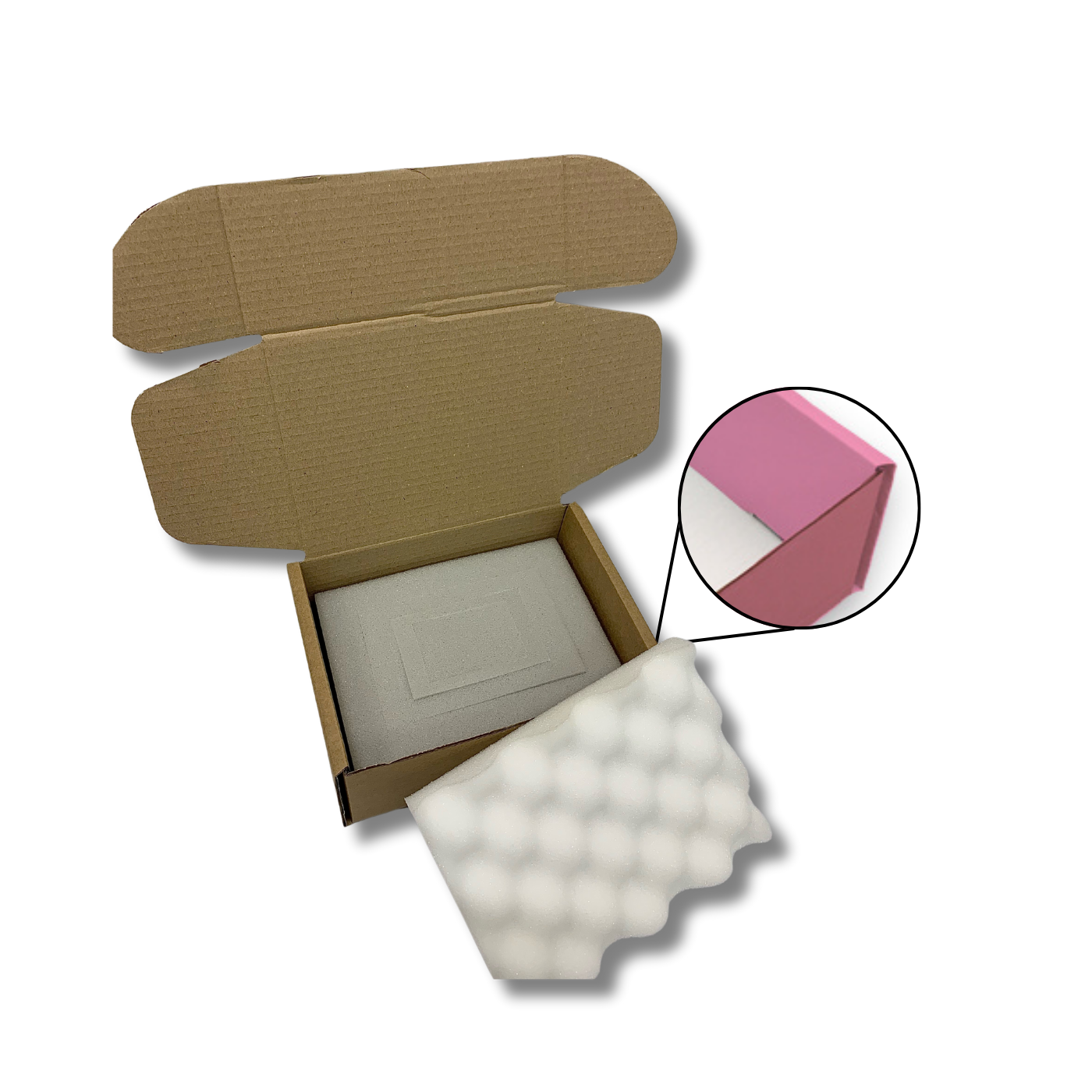 200 x 155 x 90mm Foam Lined Mailing Box
