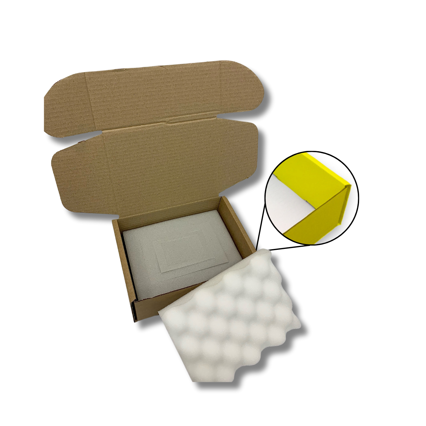 200 x 155 x 90mm Foam Lined Mailing Box