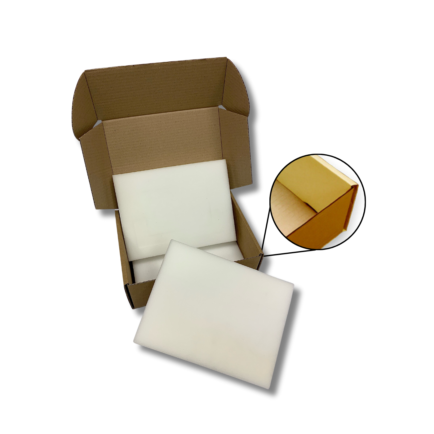 262 x 197 x 105mm Foam Lined Mailing Box