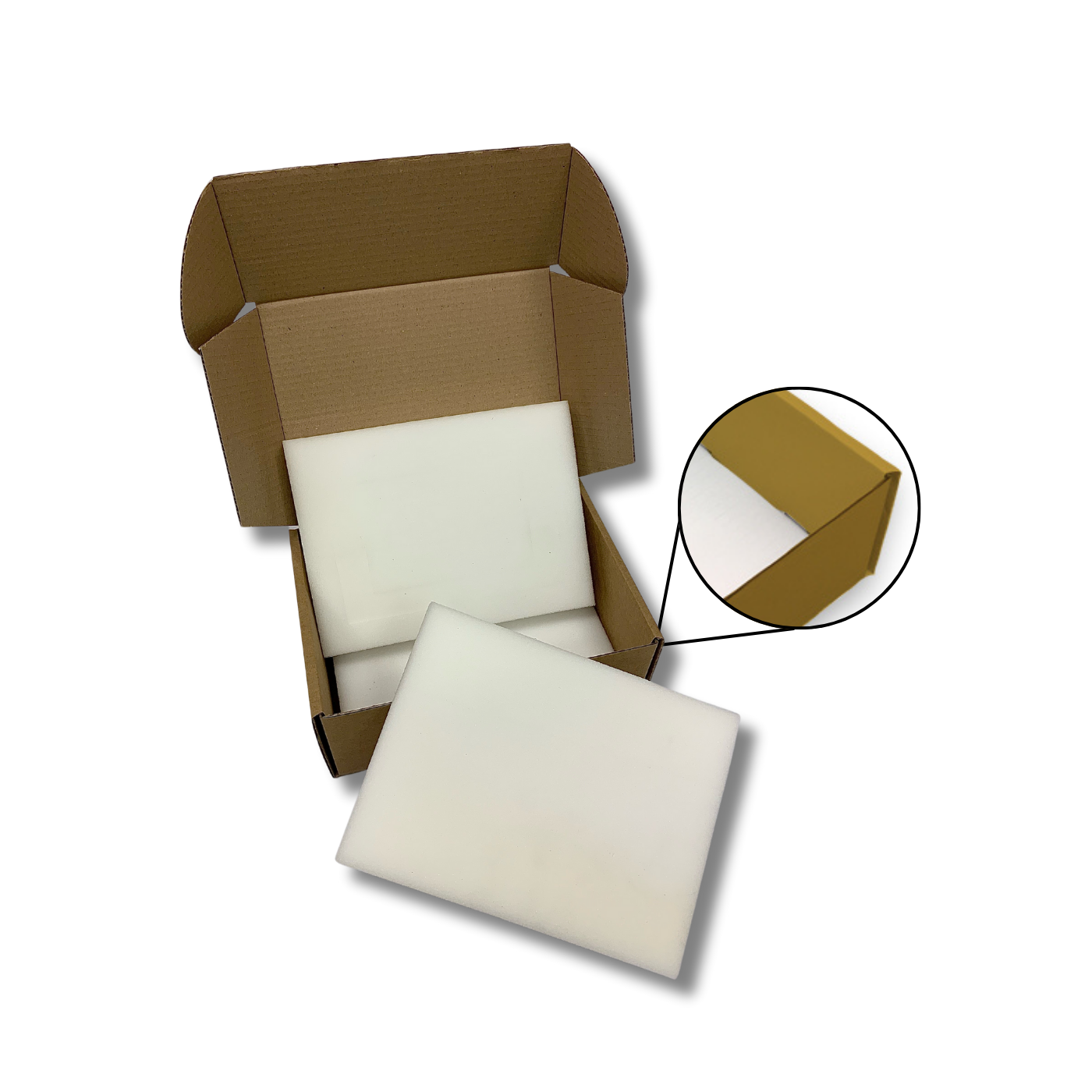 262 x 197 x 105mm Foam Lined Mailing Box