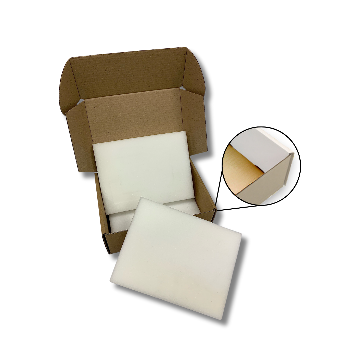 262 x 197 x 105mm Foam Lined Mailing Box