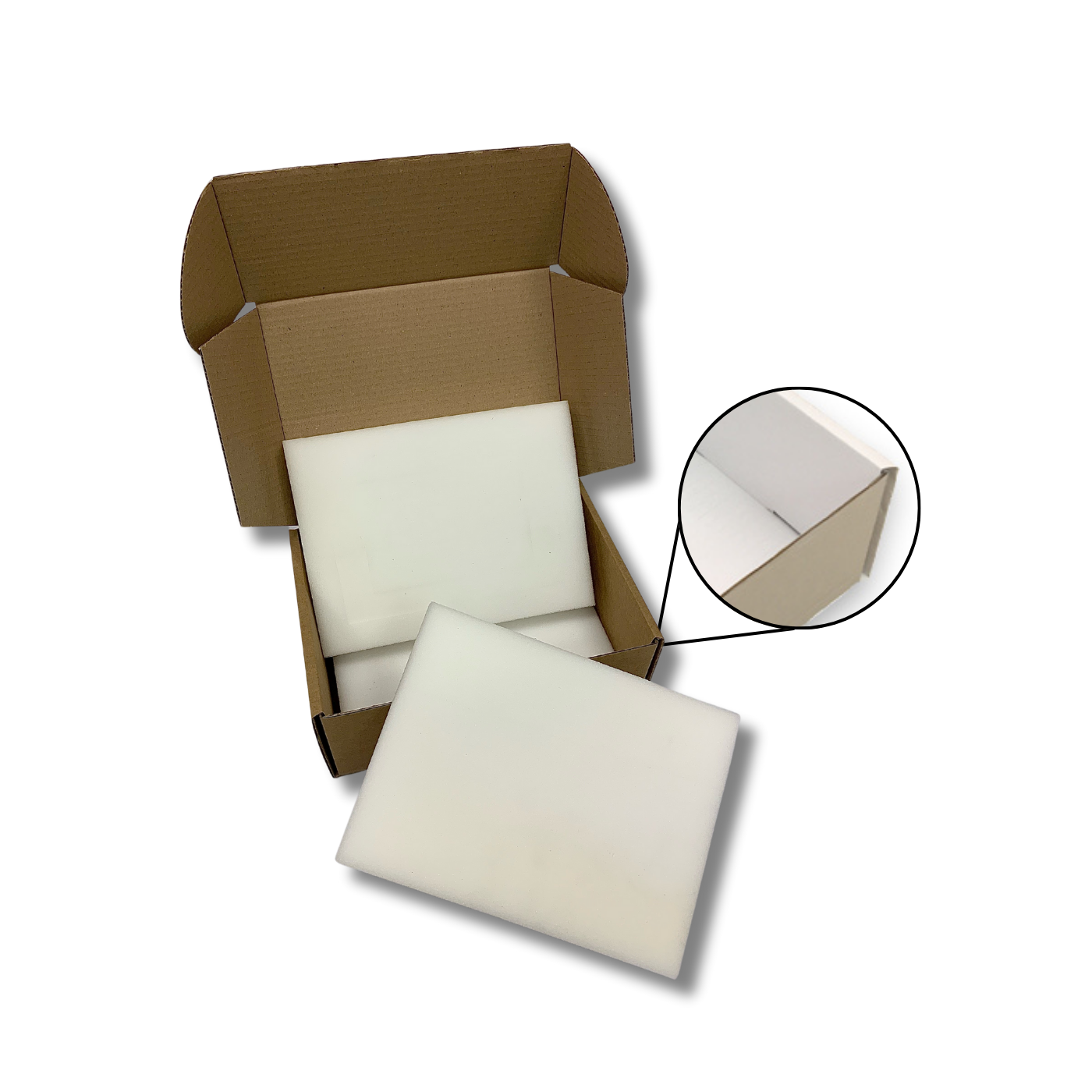 262 x 197 x 105mm Foam Lined Mailing Box