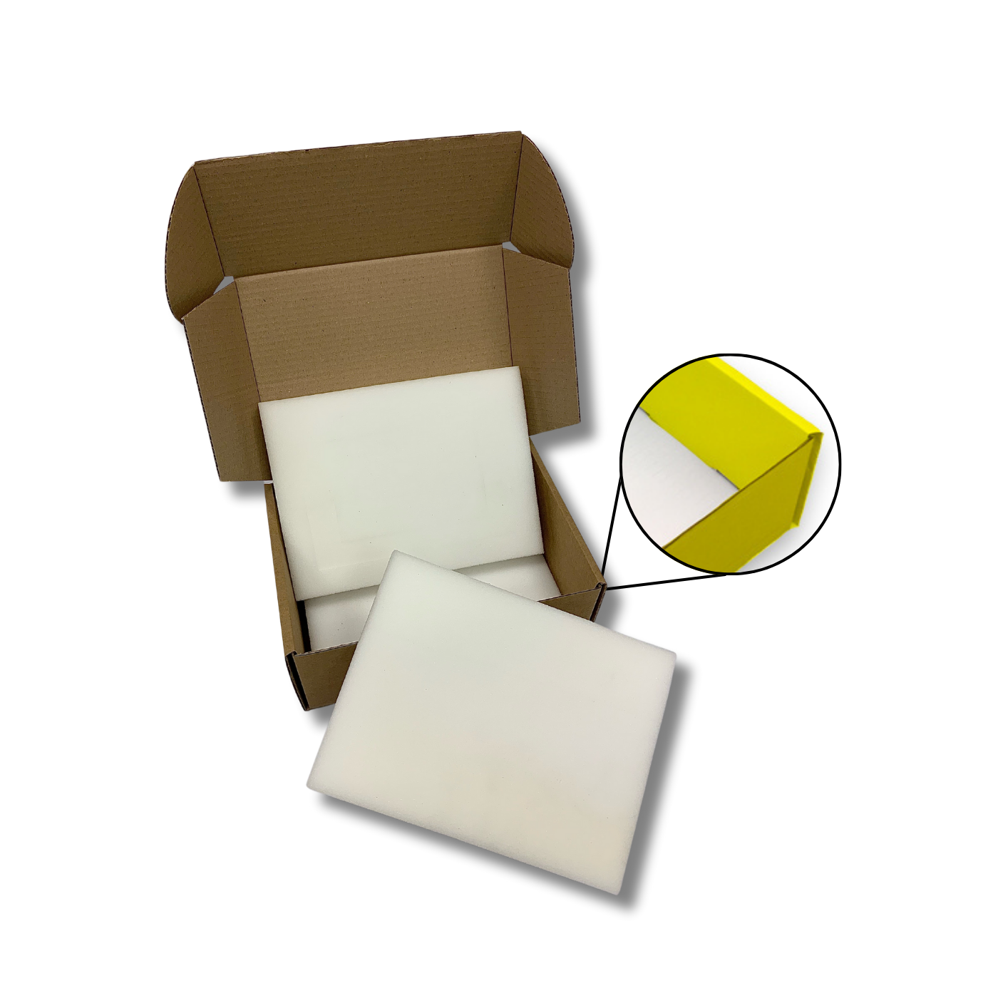 262 x 197 x 105mm Foam Lined Mailing Box