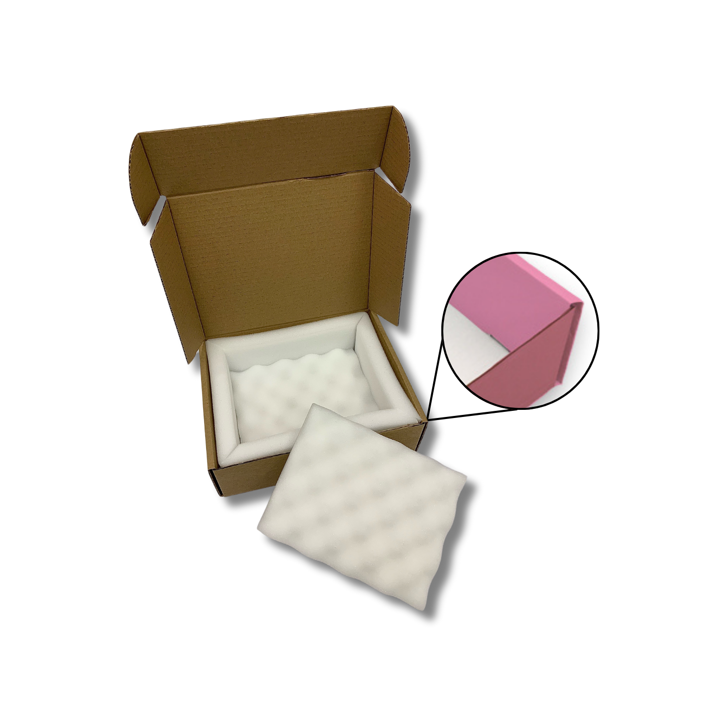 270 x 220 x 85mm Foam Lined Mailing Box