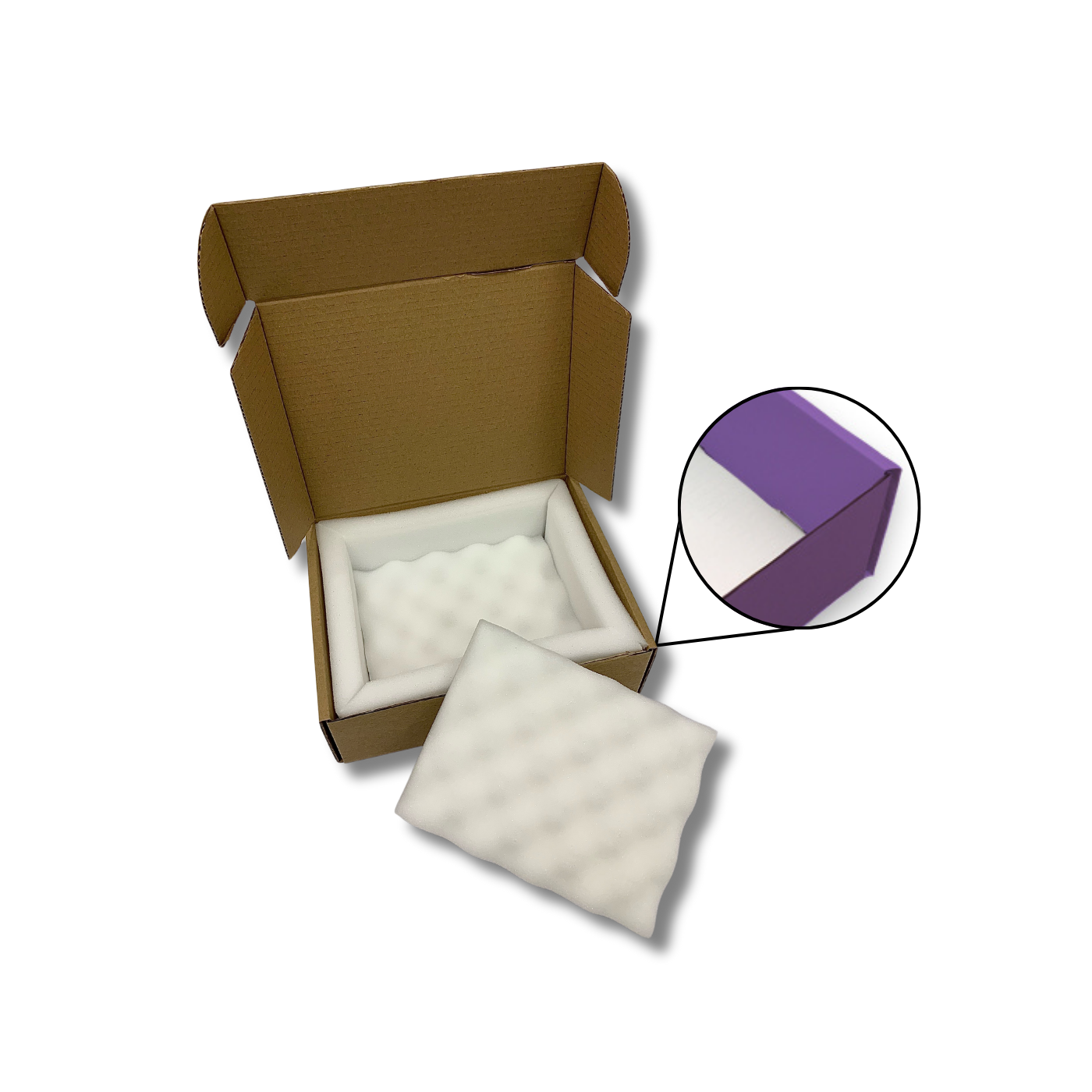 270 x 220 x 85mm Foam Lined Mailing Box